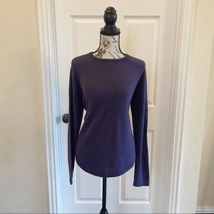 NWT Sweet Romeo Women’s Purple Raglan Sweater - S 💜